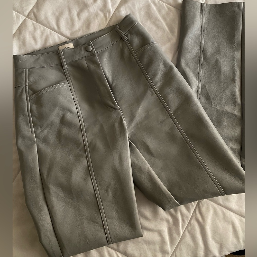 WILFRED faux leather pant